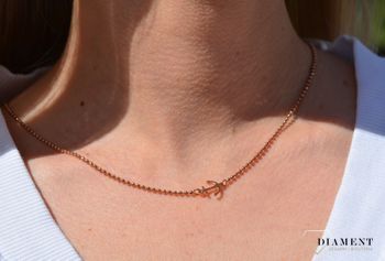 Naszyjnik srebrny kotwica pozł. Dall'Acqua C RM 20205 rose 083.JPG